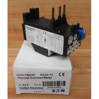 Cutler Hammer Eaton C316 FNA3N Overload Relay C316FNA3N