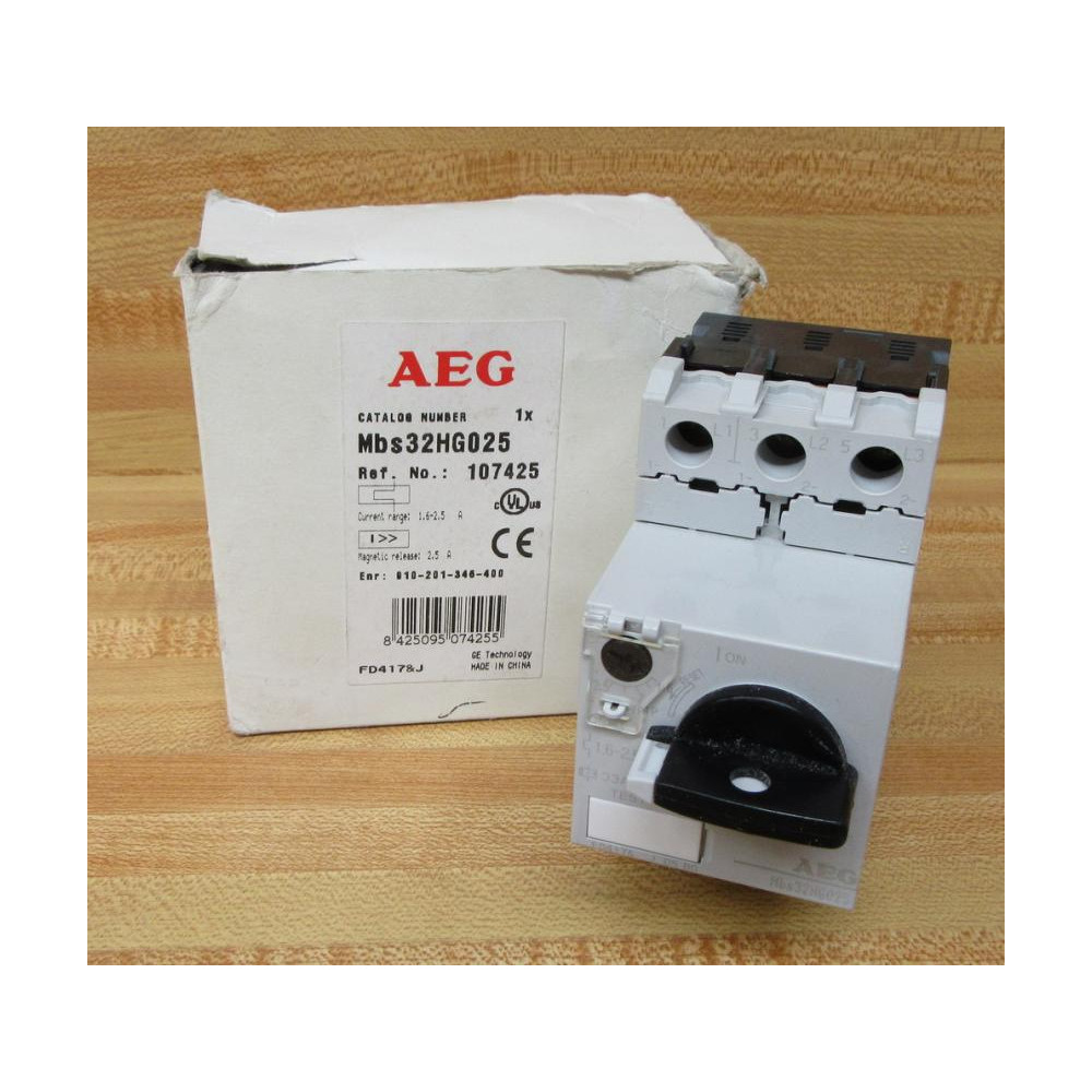 AEG Mbs32HG025 Manual Motor Starter AEG Mbs32HG025 Manual Motor Starter
