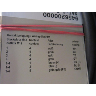 Weidmuller 9456200000 Connector SAI Fixed Pur