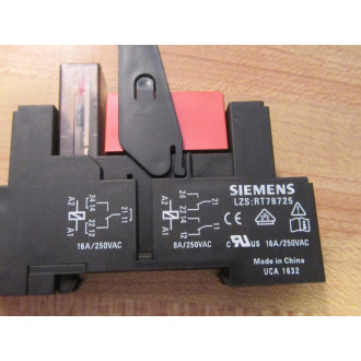Siemens LZS:RT4A4S15 Plug-In Relay - New No Box