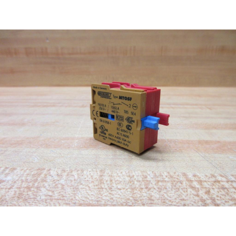 Schlegel MTOSF Contact Block MT0SF - New No Box