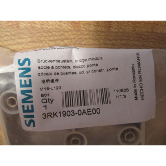 Siemens 3RK1903-0AE00 Bridge Module 3RK19030AE00