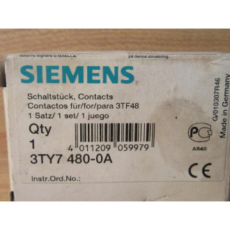 Siemens 3TY7 480-0A Contact Kit 3TY74800A