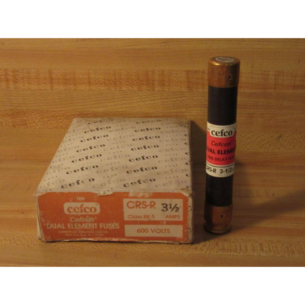 Cefco CRS-R 3-12 Dual Element Fuse CRSR312 (Pack of 10) Cefco CRS-R 3-12 Dual Element Fuse CRSR312 (Pack of 10)