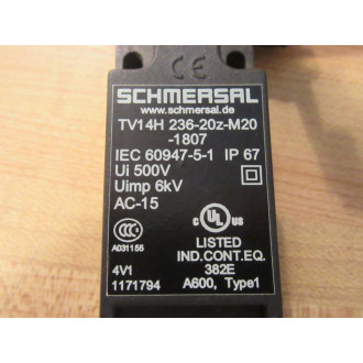 Schmersal TV14H 236-20Z-M20-1807 Limit Switch - New No Box