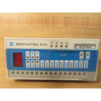 Sigmatek DCP-643 DIAS CPU Module DCP643 - Used