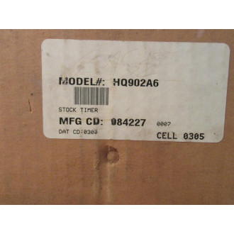 Danahar Controls HQ902A6 Cycle Percentage Timer Enclosure Only
