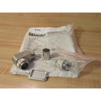 Binder 423 99 5621 75 06 Male Angled Connector 4239956217506 (Pack of 2)