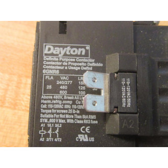 Dayton 6GNR6 Definite Purpose Contactor