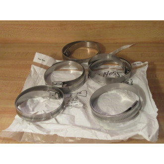 5416K39 Worm Drive Hose & Tube Clamp W410SS Screw (Pack of 5)