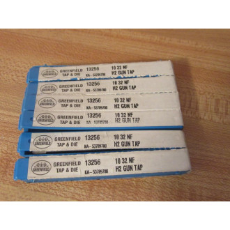 Greenfield Tap & Die 13256 Gun Tap 10 32 NF H2 (Pack of 6)