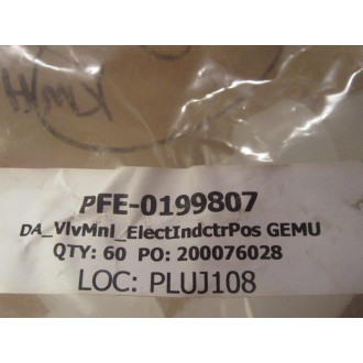 GEMU PFE-0199807 38" MThreaded Cap PFE0199807 (Pack of 22)