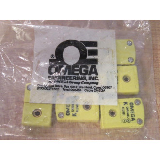 Omega CHROMEL Miniature Thermocouple Plug ALUMEL (Pack of 5)