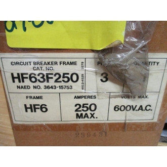 Gould HF63F250 ITE Circuit Breaker 250 AMP