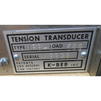 K-BEB UPB-5500 Tension Transducer UPB5500 - New No Box