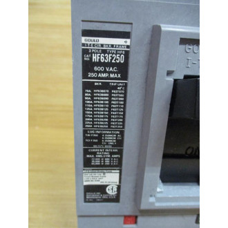 Gould HF63F250 ITE Circuit Breaker 250 AMP