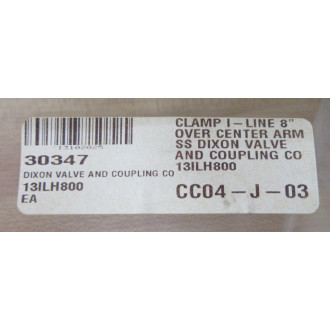 Dixon Valve 13ILH800 Clamp 8"