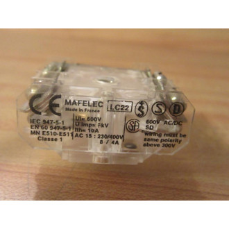 Mafelec LC22 Contact Block - New No Box