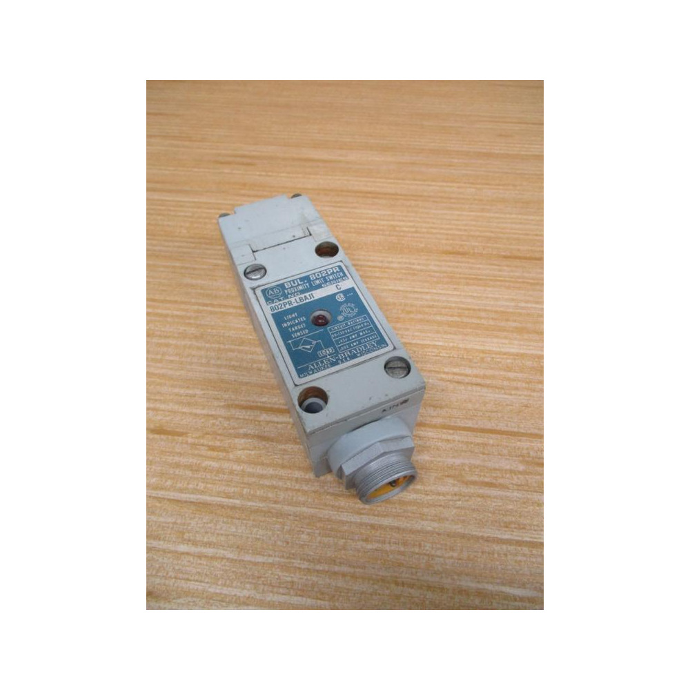 Allen Bradley 802PR-LBAJ1 Proximity Limit Switch 802PRLBAJ1 - Used