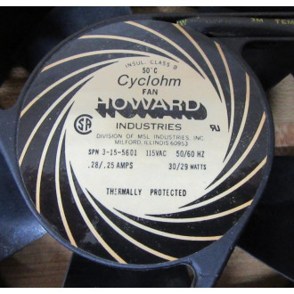 Howard Industries SPN 3-15-5601 Fan 3155601 - Used