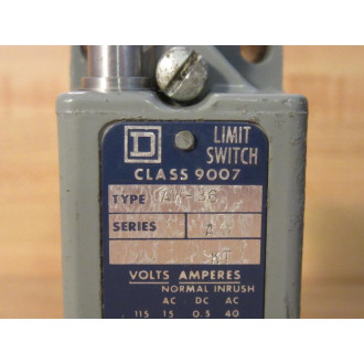 Square D 9007-AW36 Limit Switch 9007AW36 - Used