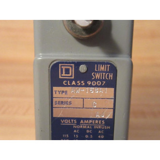 Square D 9007-AW-16BA1 Limit Switch 9007AW16BA1 wo Knob - New No Box