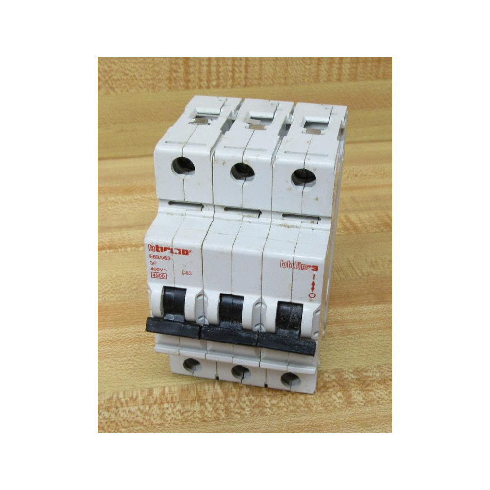 B Ticino E83A63 Circuit Breaker E83A63 - Used