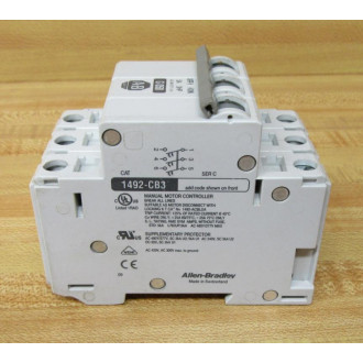 Allen Bradley 1492-CB3G050 Circuit Breaker 1492CB3G050 - Used
