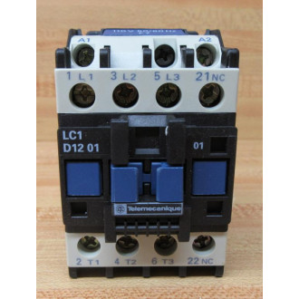 Telemecanique LC1-D12-01-F7 Contactor LC1D1201F7 023126