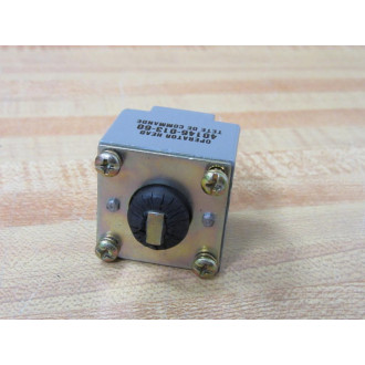 Allen Bradley 40146-013-60 Operator Head 4014601360 wo Roller - Used