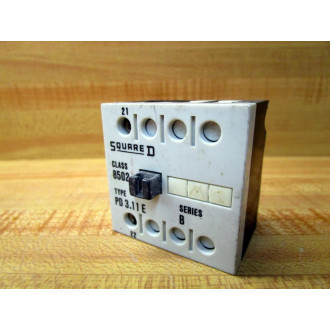 Square D 8502 PD 3.11 E Contactor 8502 P 3.01 Cracked Housing - Used