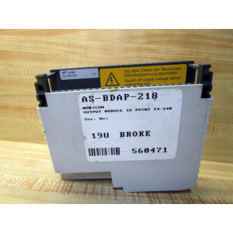AEG AS-BDAP-218 Output Module DAP 218AS-DAP-218 wo Cover - Used
