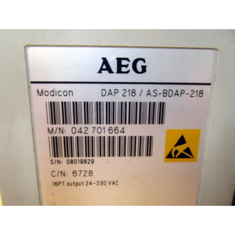 AEG AS-BDAP-218 Output Module DAP 218AS-DAP-218 wo Cover - Used