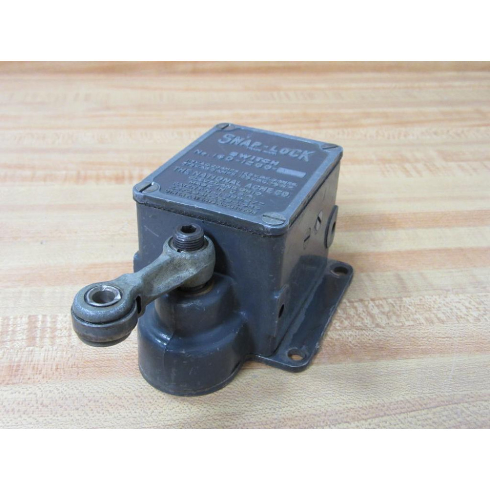 The National Acme 16D-1200-1 Snap-Lock Switch wRoller Lever 16D12001 - Used The National Acme 16D-1200-1 Snap-Lock Switch wRoller Lever 16D12001 - Used