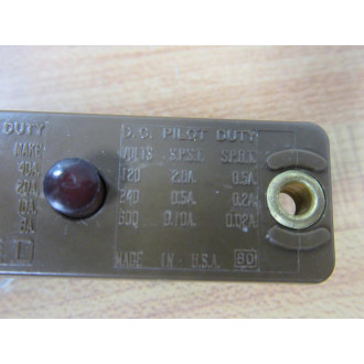 Square D 9007-AO2 Limit Switch 9007-A02 9007-AO-2 Brown - Used