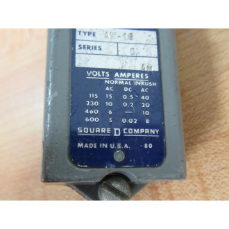 Square D 9007-AW16 Limit Switch 9007AW16 Cover Only - New No Box