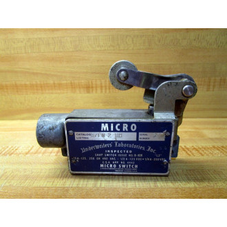 Micro Switch BZLN-2-RH Limit Switch WRoller Lever BZLN2RH - Used