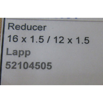 Lapp Kabel 52104505 Reducer (Pack of 10) - New No Box
