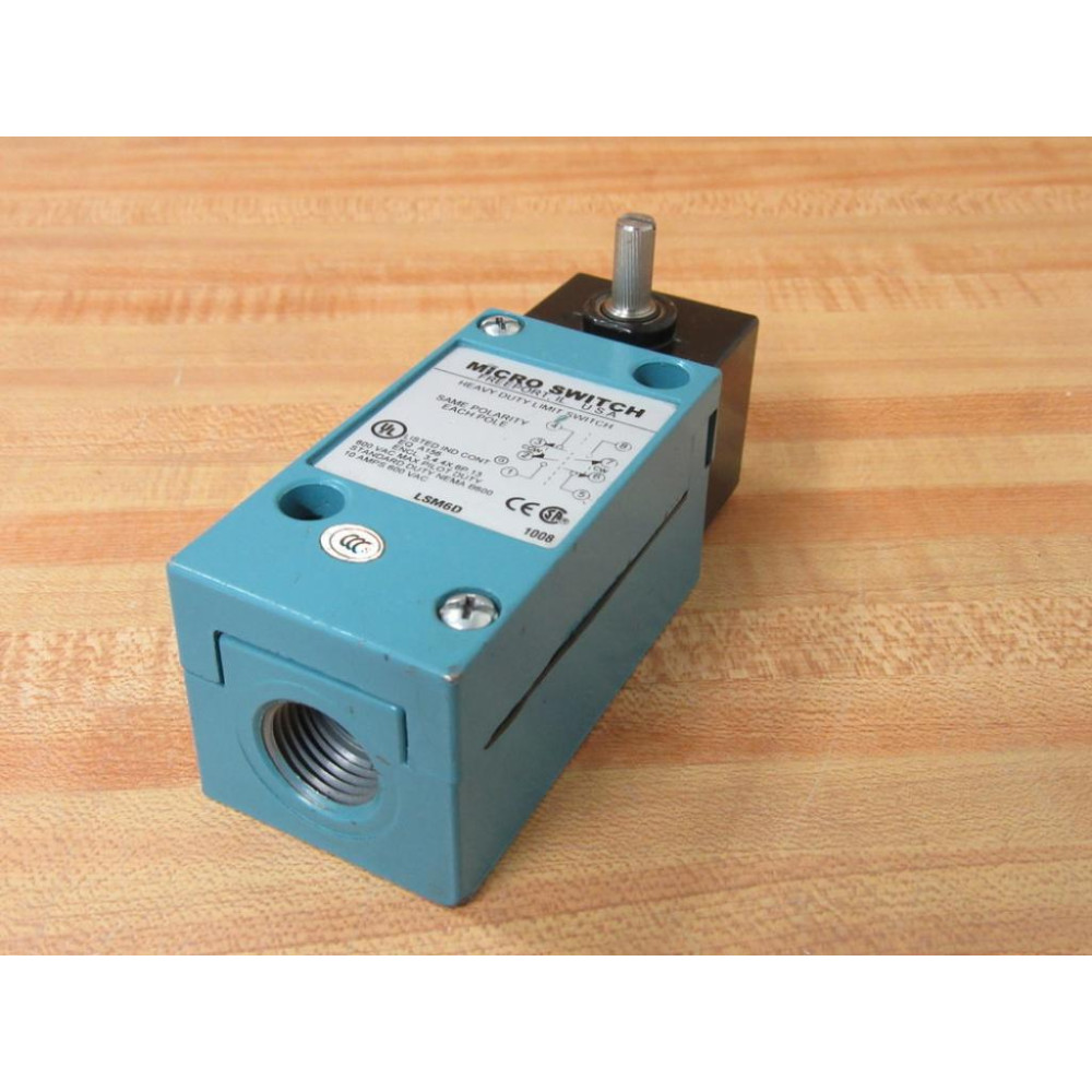 Micro Switch LSM6D Oil Tight Limit Switch - Used