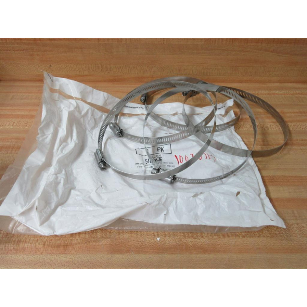 54155K36 Worm Drive Hose & Tube Clamp w305SS Screw (Pack of 5)