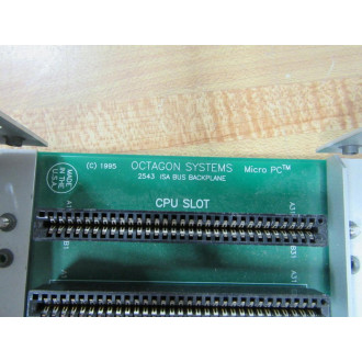 Octagon Systems 2543 4-Slot ISA Bus Backplane - New No Box