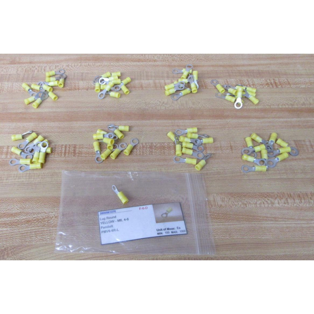 Panduit PMV6-6R-L Ring Terminal PMV66RL (Pack of 81) - New No Box