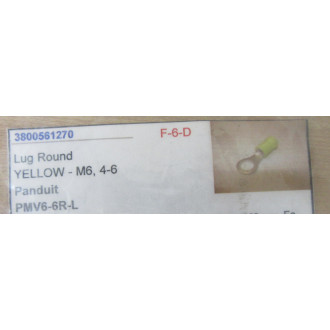 Panduit PMV6-6R-L Ring Terminal PMV66RL (Pack of 81) - New No Box