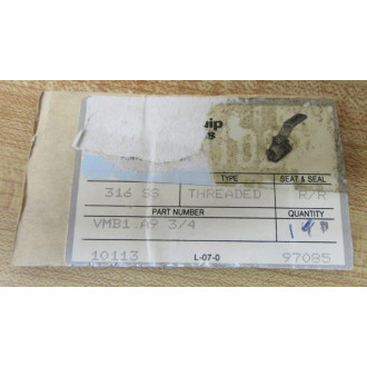 DynaQuip VMB1.A9 34 Ball Valve VMB1A934 - New No Box
