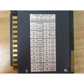 Allen Bradley 1771-IKC Module 1771-1KC Firmware Rev.L Series A - Used