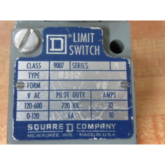 Square D 9007-B51C Limit Switch 9007B51C - New No Box