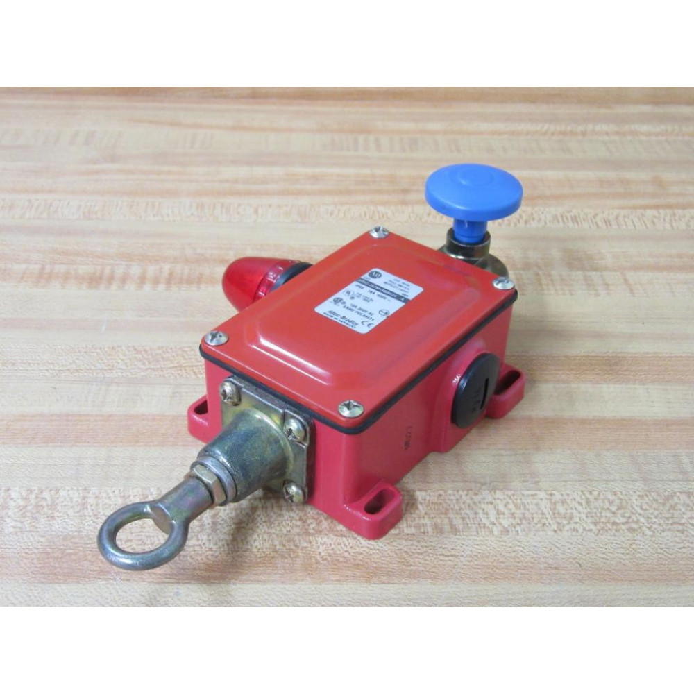 Allen Bradley 802C-J57M18BR024 Pull Switch wPilot Light 802CJ57M18BR024 - New No Box