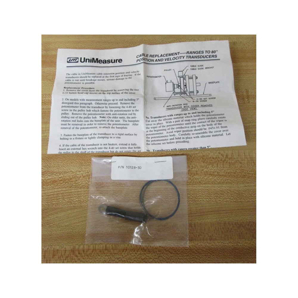 UniMeasure 10128-30 Wire Rope Kit 1012830 UniMeasure 10128-30 Wire Rope Kit 1012830