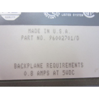 Allen Bradley 1771-IS Input Module 1771-1S FWRev.B  Series A - Used