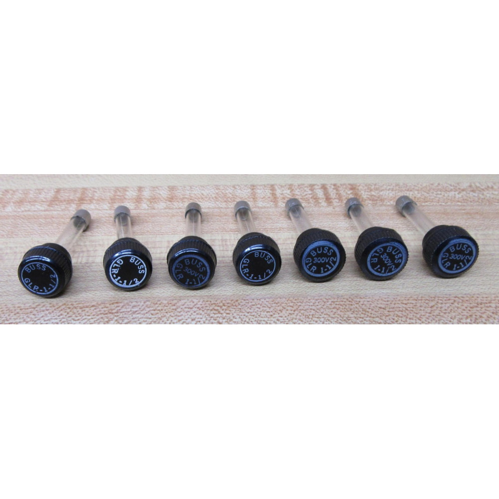 Bussmann GLR-1-12 Buss Fuses GLR112 (Pack of 7) - New No Box